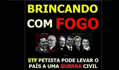 Resultado de imagem para stf brincando com fogo