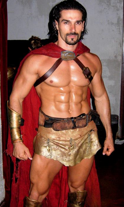 Hot Male Bodybuilders as Warriors