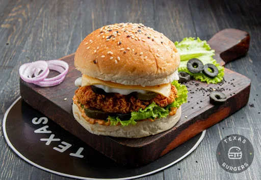 Crispy Chicken Cheese Burger