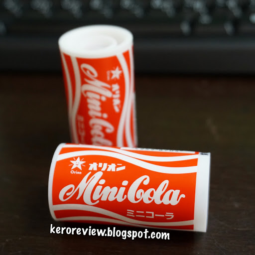 รีวิว โอริออน ลูกอมรสโคล่า (CR) Review mini coca cola candy, Orion Brand.