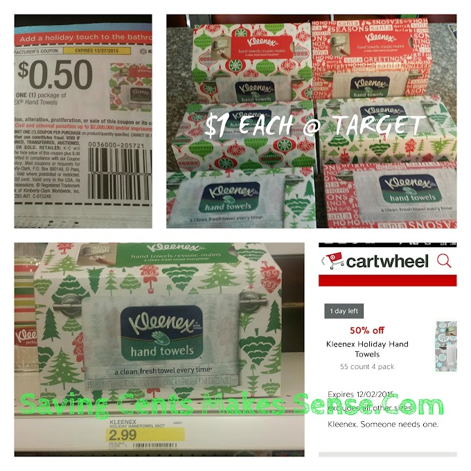 #KLEENEX HAND #TOWELS ONLY $1 EACH BOX AT #TARGET!