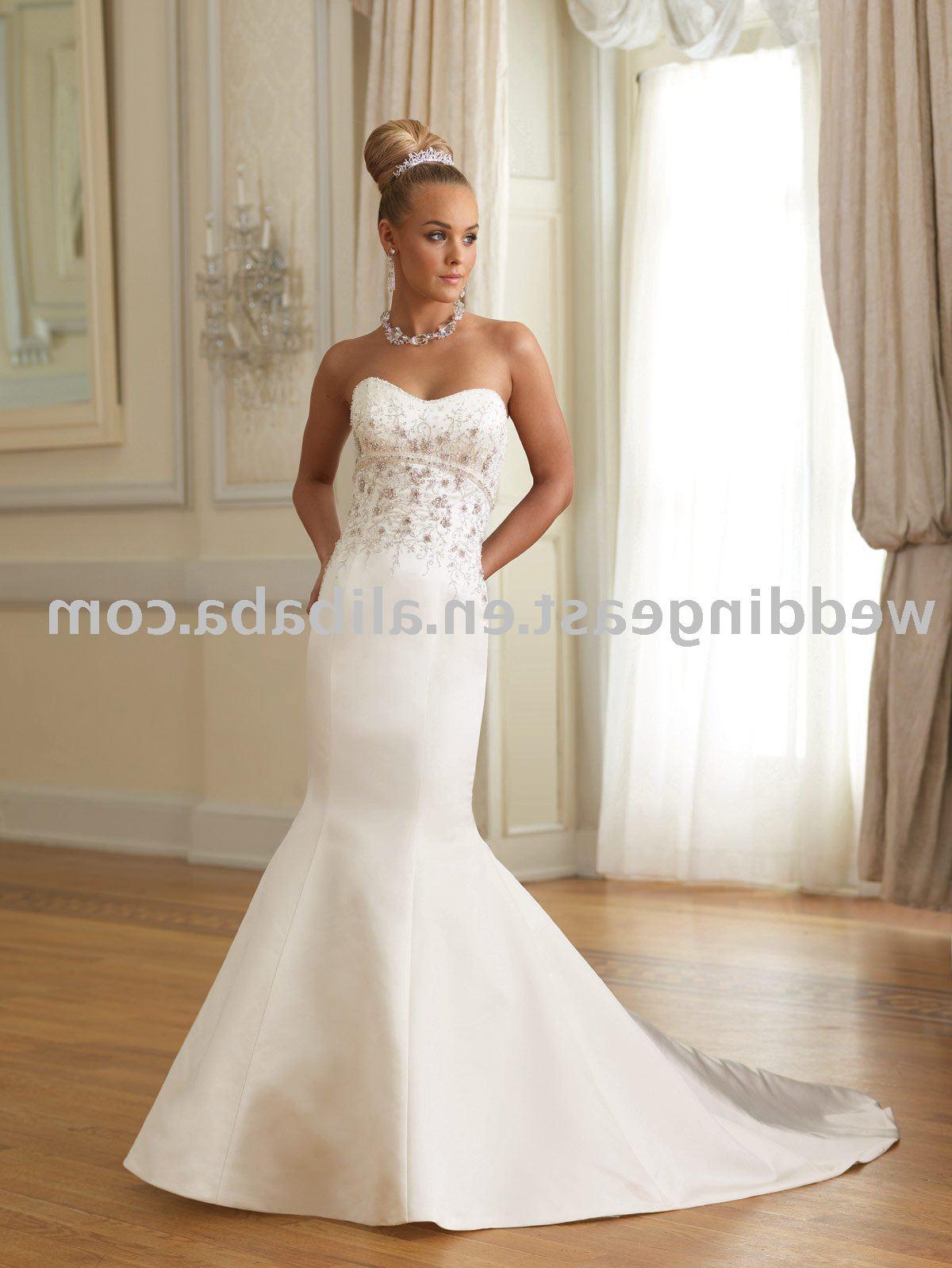 strapless wedding dresses 2000