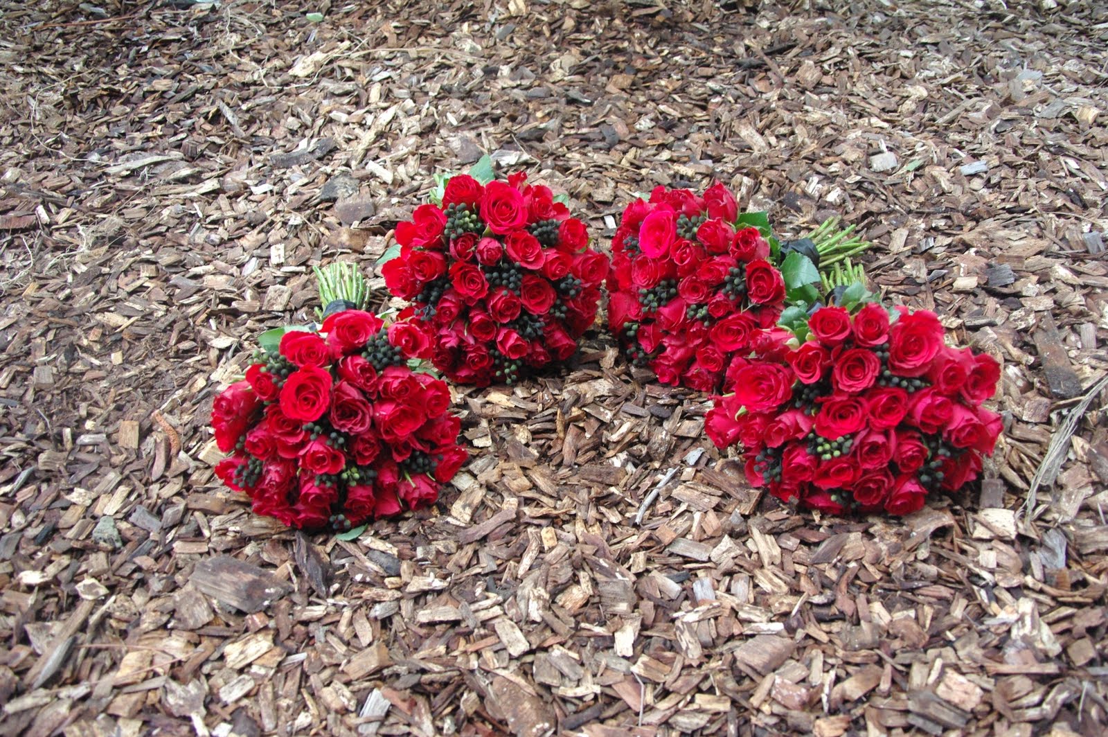 black and red wedding