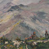 The Haghpat Monastery - Detail of the painting - 1998 - Dilijan,
Armenia - Private Collection