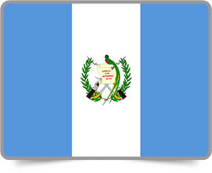 Framed Guatemala flag Guatemalan framed flag icons with box shadow