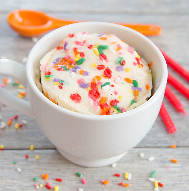 photo of a Funfetti Mug Cake