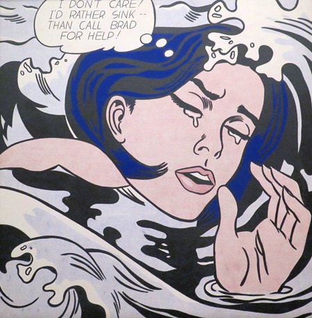 roy lichtenstein_drowning girl