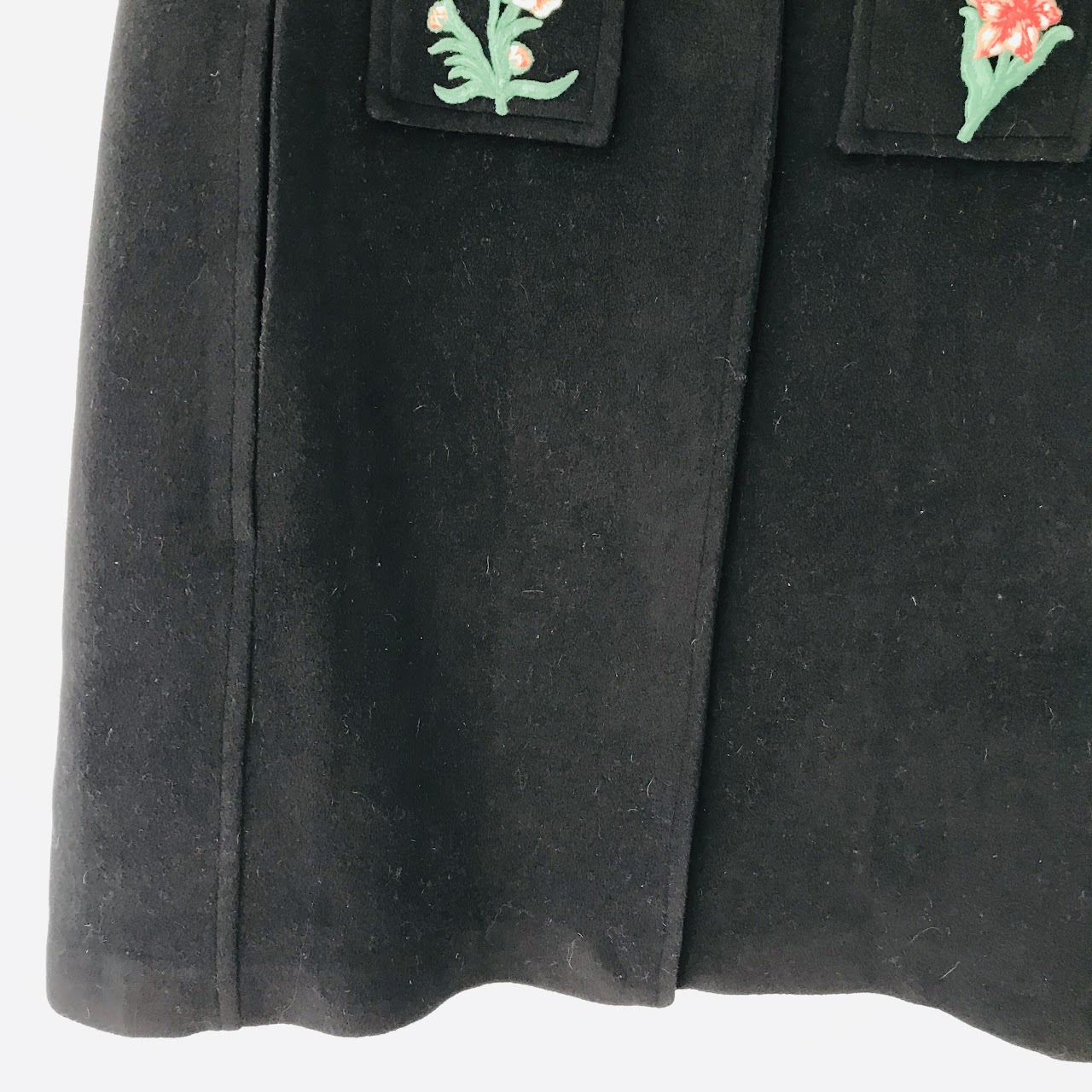 Gucci Embroidered Cape