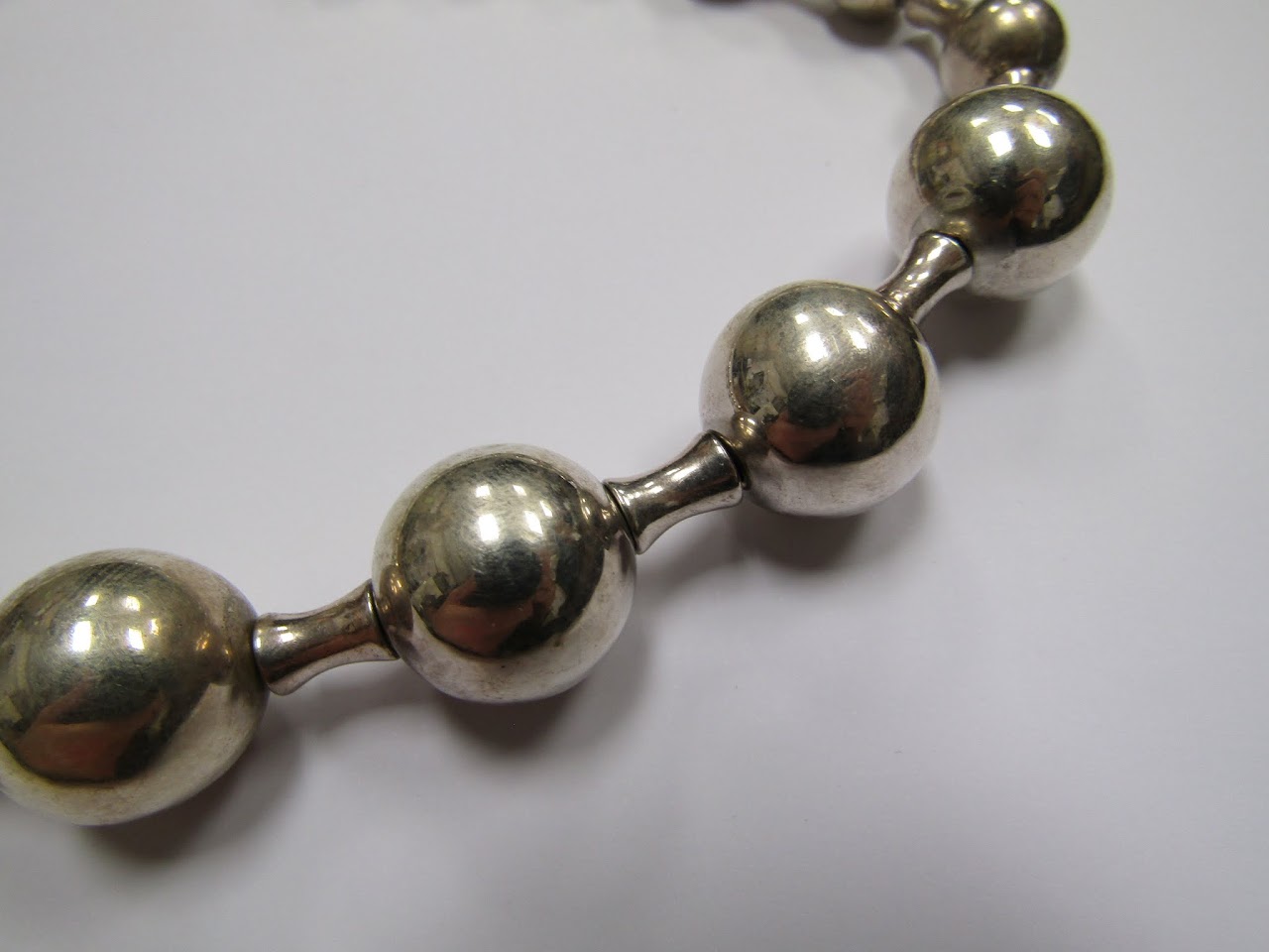 Sterling Silver Ball Necklace