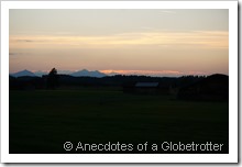 Sunset near Fussen