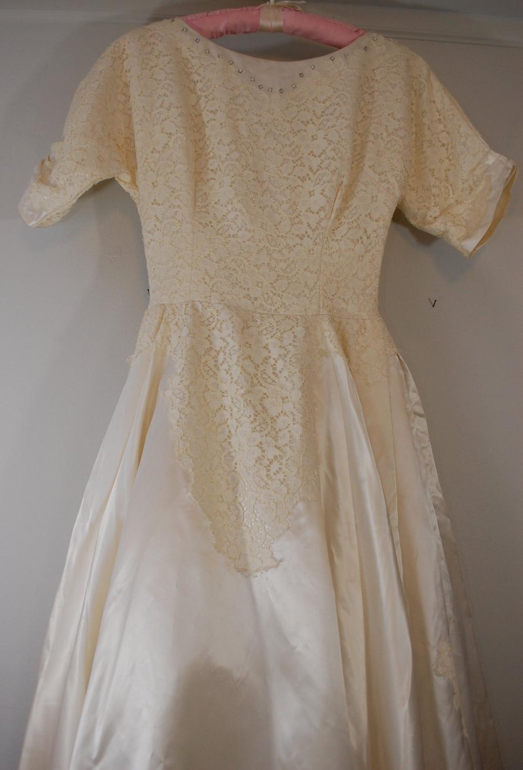 Sleeve Wedding Dress 1960s