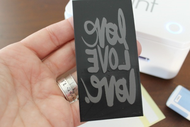 make your own stamps with a Silhouette Mint