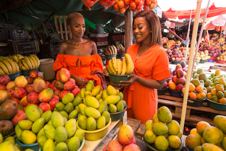 Shopping for ingredients with Shudufhadzo Musida in episode five.