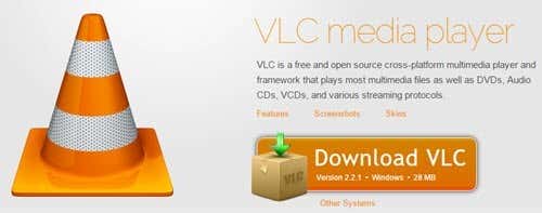 reproductor de multimedia VLC