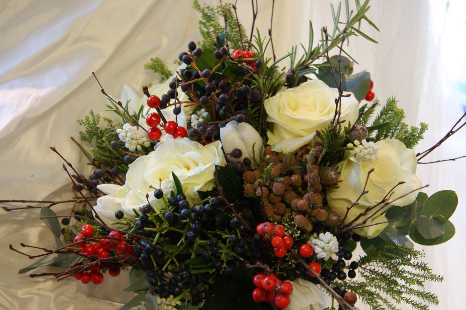 Christmas Wedding Bouquets