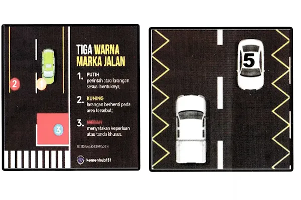 marka jalan dan kondisi darurat