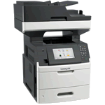 download & installed Lexmark XM5163 printing device driver