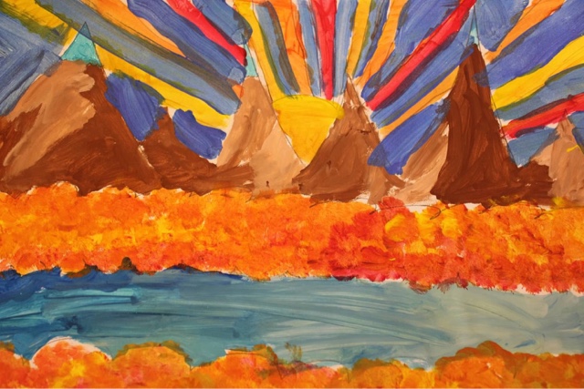 Kim & Karen: 2 Soul Sisters (Art Education Blog): River Landscapes