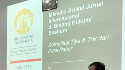 FH Unmuha Gelar Pelatihan Penulisan Jurnal Internasional Terindeks Scopus