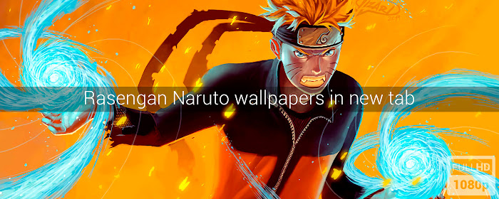 Rasengan Naruto Wallpapers New Tab marquee promo image