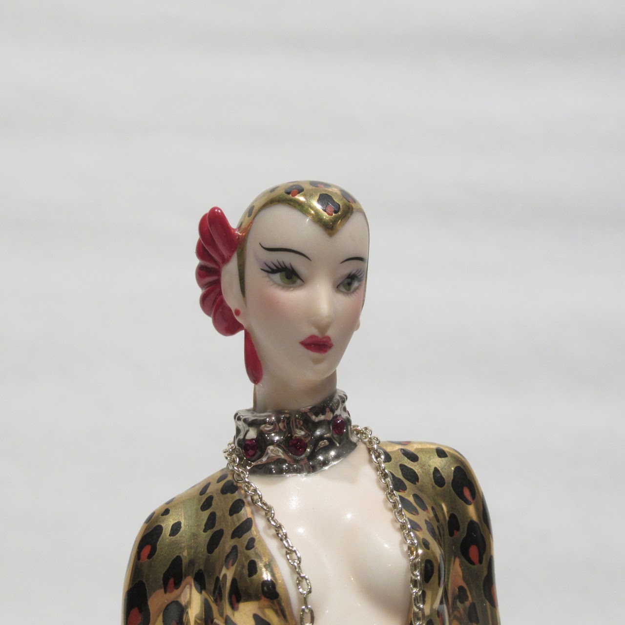 House of Erté Leopard Figurine