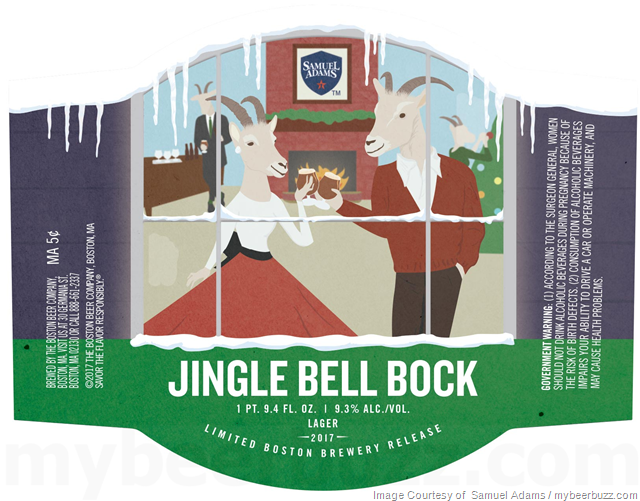 Samuel Adams Adding Jingle Bell Bock