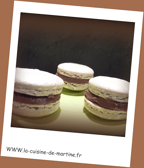 macarons chocolat