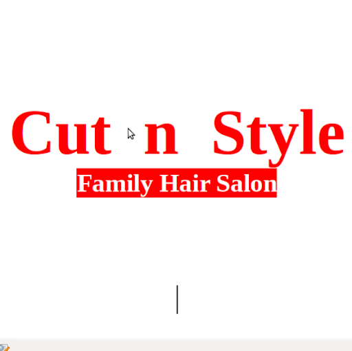 Cut n Style logo