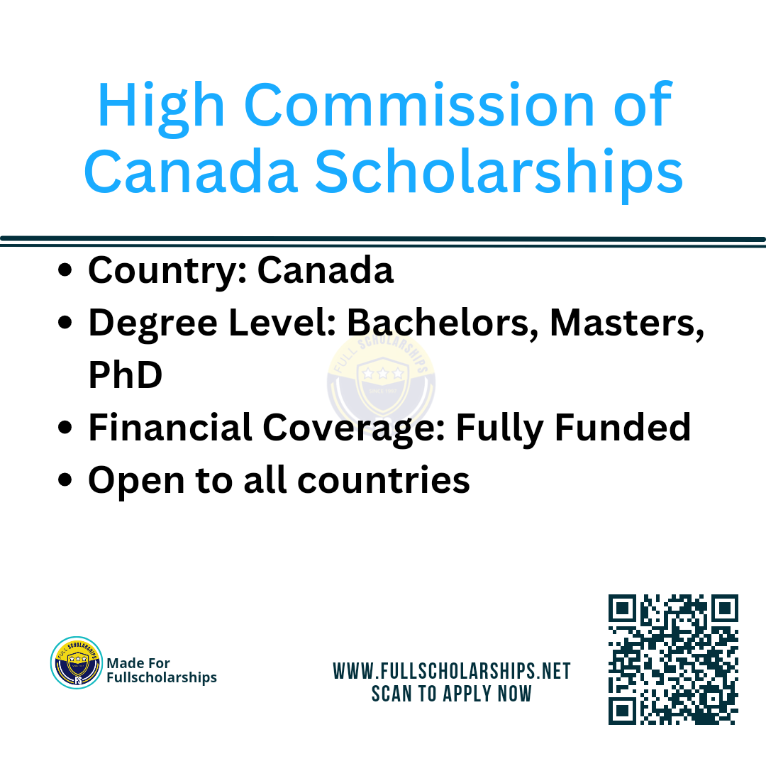 Study in Canada - Fully Funded Scholarships for Bachelors, Masters, PhD in Canada 2023-2024