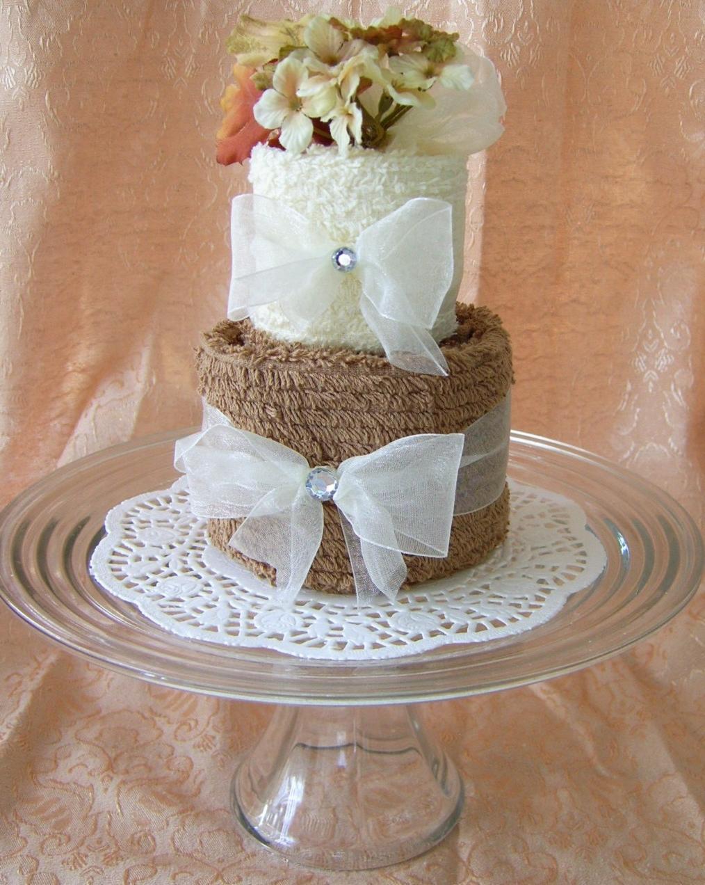 wedding towel cake ideas