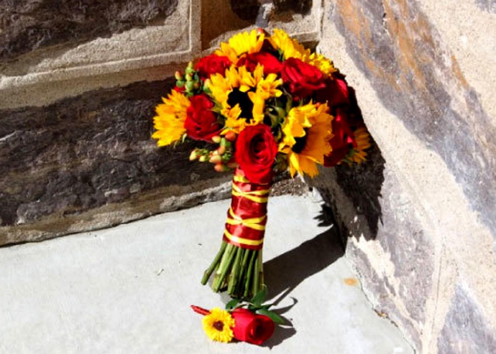 Sunflower Bridal Bouquet