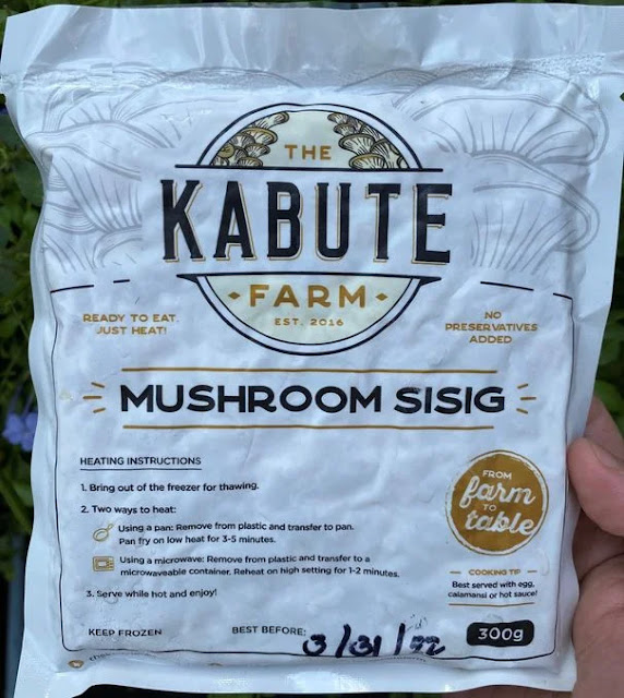 A pack of The Kabute Farm mushroom sisig