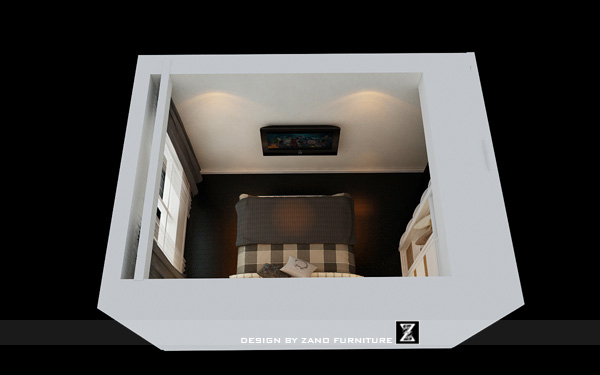 Thiết kế nội thất căn hộ chung cư số 5 W1 99m2, 2 phòng ngủ khu Central Sunrise City 18
