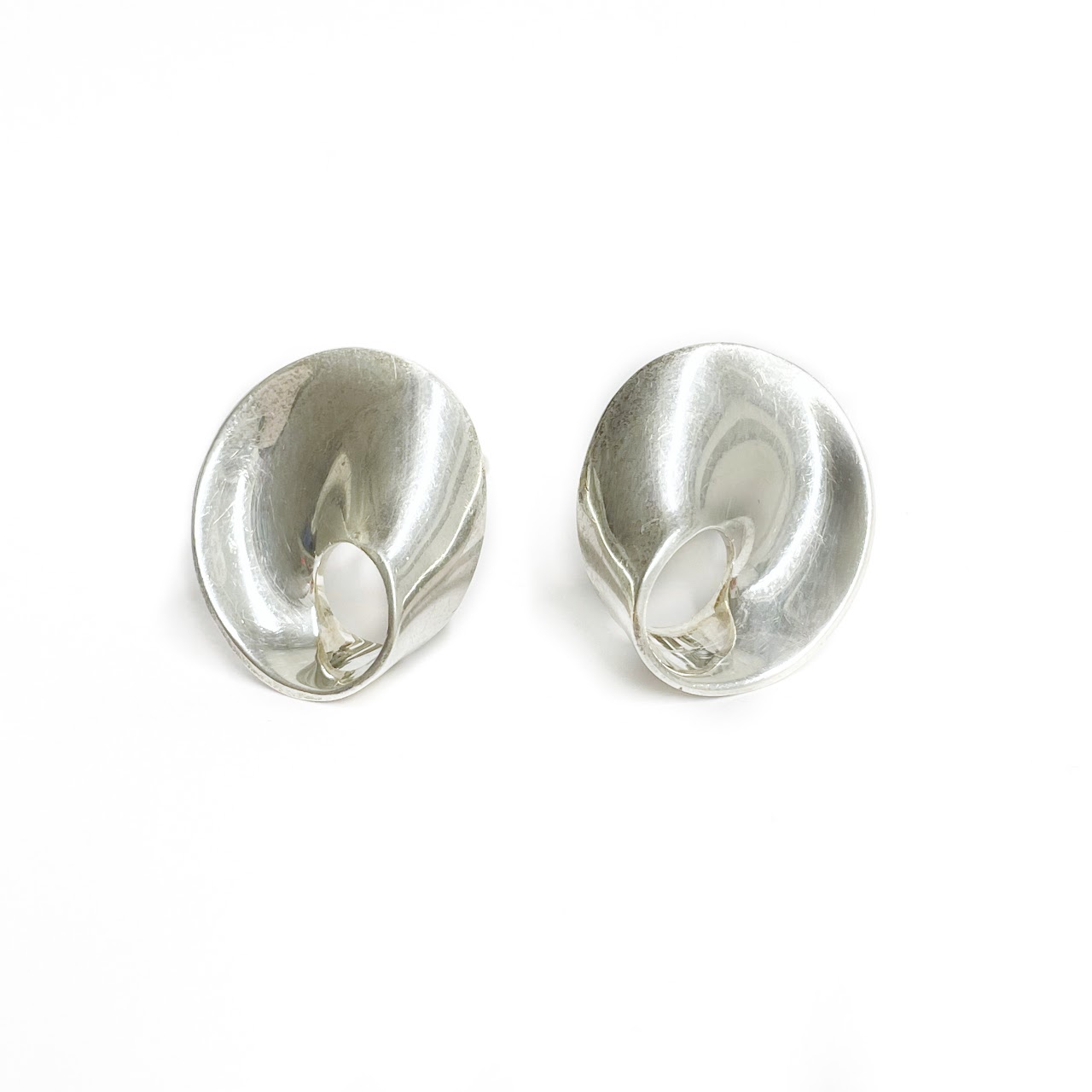 Zina Sterling Silver Clip Earrings