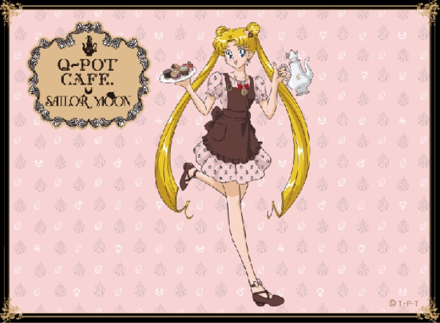 日本 Q-pot cafe 月野兔 生日限定主題 sailor moon 美少女戰士