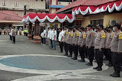 Apel Pagi Ini Salah Satu Pesan Kapolres Tana Toraja &quot;Kembali saya tegaskan, tidak ada ruang bagi Judi Sabung Ayam, tidak toleransi bagi pelaku yang tertangkap,&quot;