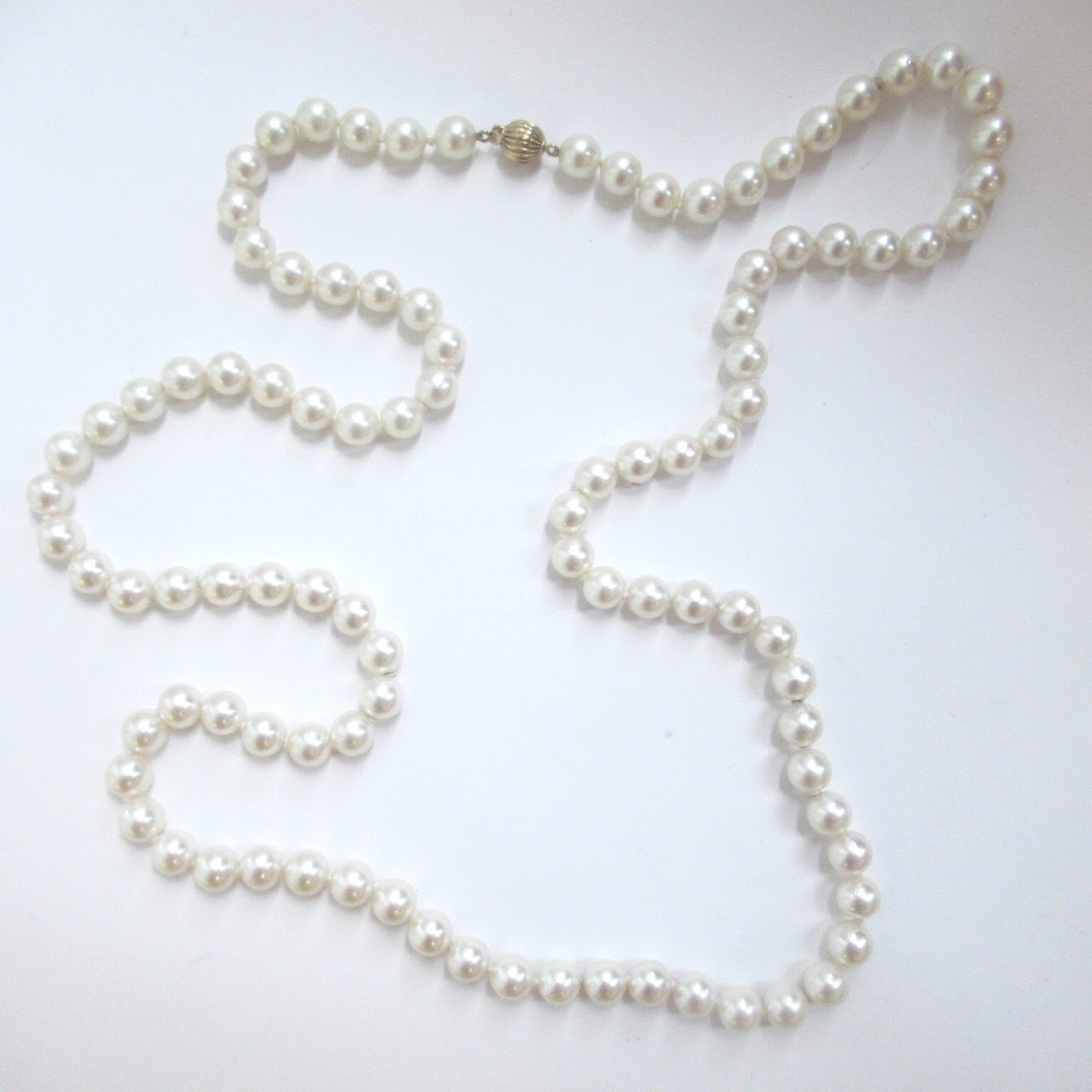 Pearl and 14K Gold Necklace