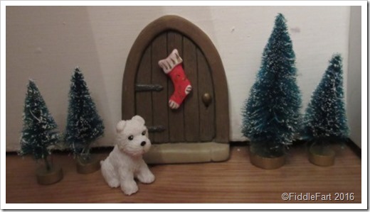 Christmas fairy door