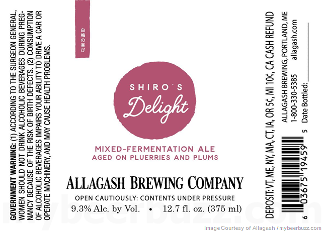 Allagash Adding Shiro’s Delight