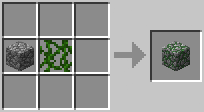 파일:external/www.minecraftcraftingguide.net/moss-stone-crafting.png