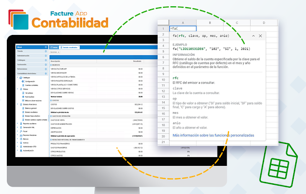 Screenshot of Conector Facture App - Contabilidad