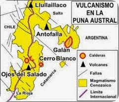 volcanes catamarca map