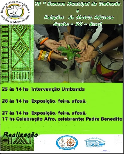 convite semana Umbanda