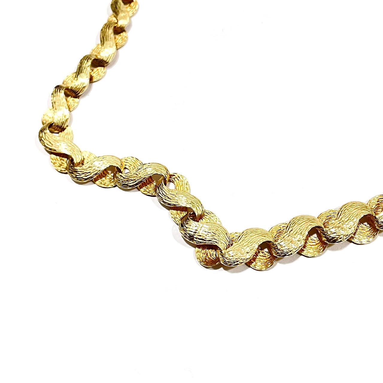 14K Gold Figure 8 Necklace