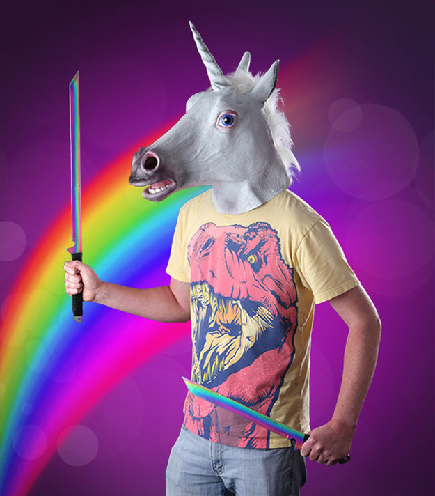 Police dispatched to graveyard over knife weilding unicorn. 