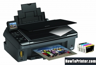 Reset Epson SX410 printer use Epson Waste Ink Pad Counters resetter