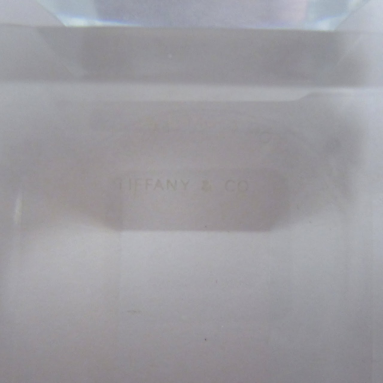 Tiffany & Co. Crystal Paperweight