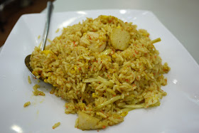 Cantonese seafood curry fried rice in Guangzhou, China