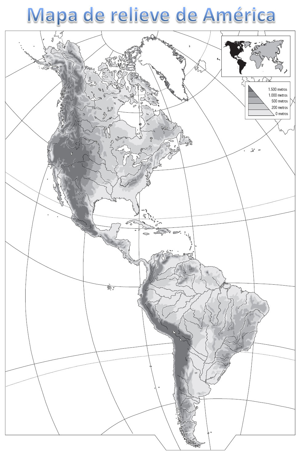 Top 19 Mejores Mapa Fisico Mudo De America Del Sur Para Imprimir En A4