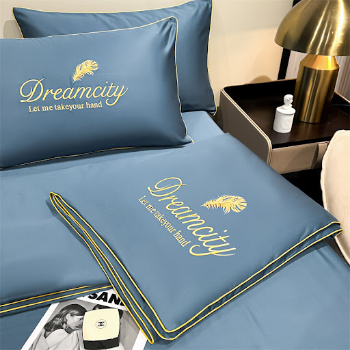 Title 3, Modern Simple Washed Silk Airy Cover Ice Silk P...